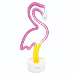 Nqeo Lampada Led Neon Shine Flamingo a forma di Fenicottero
