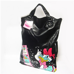 Daisy Borsa Shopping con tracolla D81932 Nero