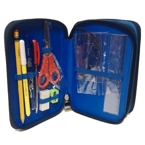 Comix Flash Astuccio 3 Zip 59006 Azzurro