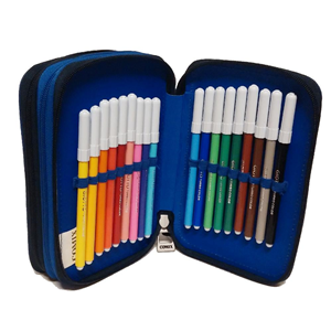 Comix Flash Astuccio 3 Zip 59006 Azzurro