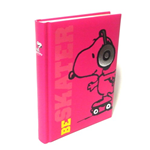 Snoopy Diario Brave Free time Fucsia Scuola