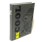 Snoopy Diario Brave Free Time Grigio Scuola