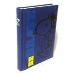 Snoopy Diario Brave Free Time Blu Scuola