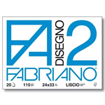 Fabriano Album da disegno 4 Angoli F2 20 Fg 24X33 Liscio