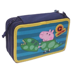 Peppa Pig George Astuccio 3 cerniere 140966 Scuola