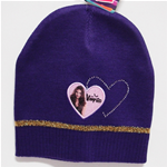 Chica Vampiro Cappello cuore viola A89640