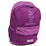 Keep Calm Zaino Americano 60479 Viola scuola tempo libero