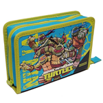 Turtles Astuccio completo con interno estraibile scuola