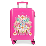 Catalina Estrada Valigia Trolley ABS 5972161 Fucsia