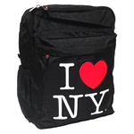 I Love Ny 46484 Zaino Americano Nero Scuola