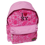 I Love Ny Zaino Americano Rosa 56301