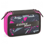 Comix Astuccio 3 Zip 2 Win Fucsia 61682