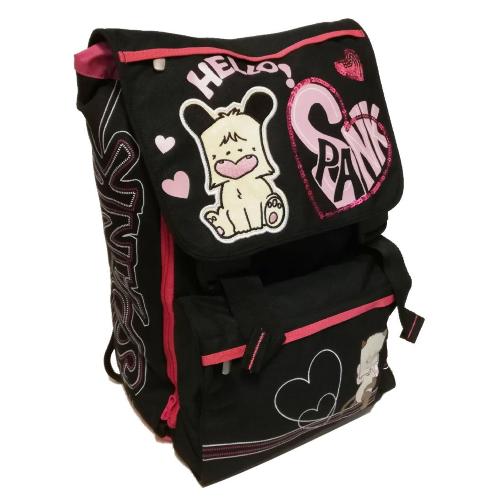 Hello Spank Zaino Sdoppiabile Nero Scuola