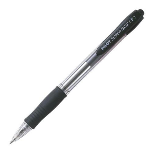 Pilot Super Grip Fine Nero Penna Sfera Con Meccanismo A Scatto