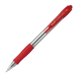 Pilot Super Grip Media Rosso Penna Sfera Con Meccanismo A Scatto