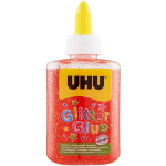 UHU Glitter Glue Colla con glitter 88,5 ml Rosso
