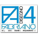 Fabriano Album F4 33X48 Cm 20 Fg Riquadrato