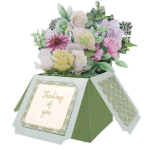 Origamo Florever Flobox Biglietto Auguri Vaso Fiori FB001 Thinking of You