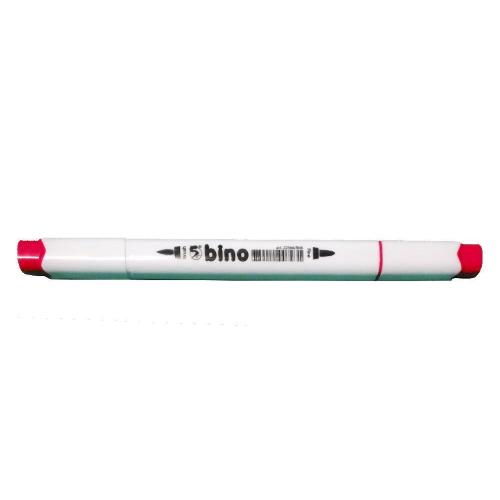 Spil Bino Brush Pennarello doppia punta Brush e Fine (Rosso