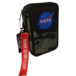 Nasa Astuccio 3 zip Completo Camouflage Verde 222260