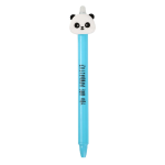 I-Total Penna Cancellabile a scatto Gel Panda inchiostro Blu