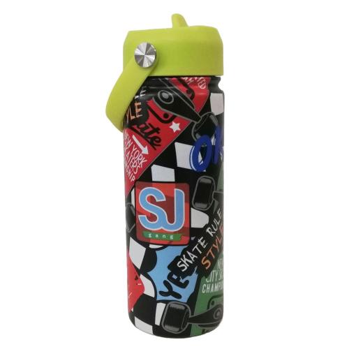 Seven Sj Gang Boy Borraccia in acciaio con beccuccio 500 ml Skate