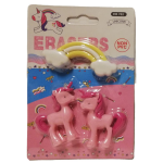 Mood Kit 3 gomme Unicorno rosa e arcobaleno ST5230