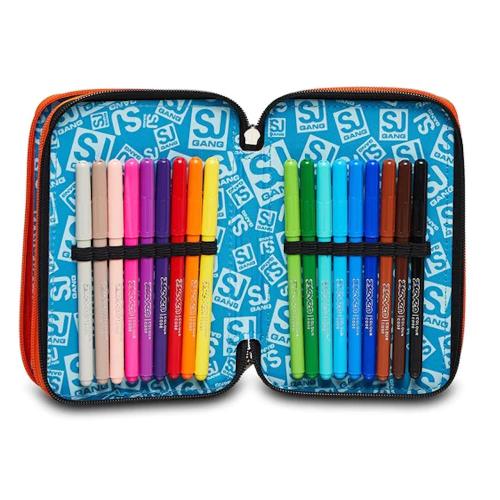 Seven SJ Gang Boy Astuccio Completo 3 zip RUSHPACK mostriciattoli 30C202362-431