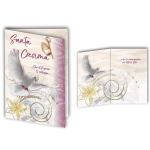 RF Biglietto Auguri Cresima Colomba 1671