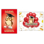 RF Biglietto Auguri Pop Up Surprise Tanti Auguri Auguri Laurea Gufetto Pop4538