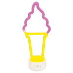 Nqeo Lampada Led Neon Shine Ice Cream a forma di Gelato