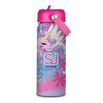 Seven Sj Gang Girl Borraccia in acciaio con beccuccio 500 ml Unicorno con fiori