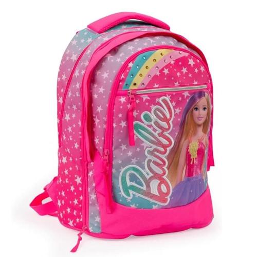 Barbie Zaino Round Estensibile Rosa Stelline
