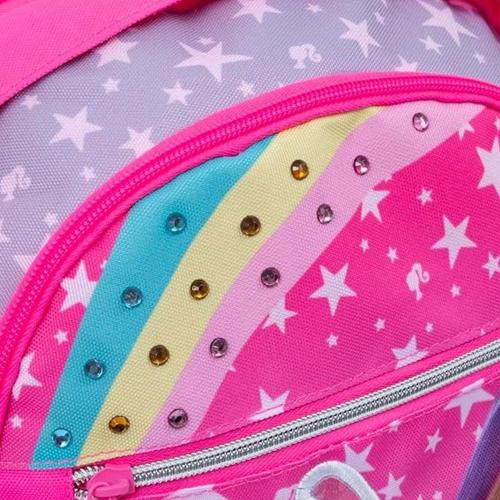 Barbie Zaino Round Estensibile Rosa Stelline