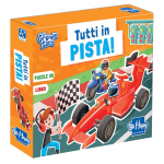 Tutti in Pista Puzzle 3D e Libro 