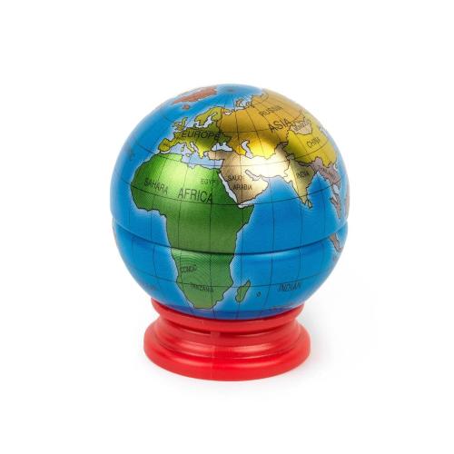 Temperino Legami Mappamondo - 1 Foro - Base Plastica e Globo Metallo