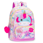 Mofu Mofu Zaino Organizzato Unicorno Peluche | Scuola Magico Rosa