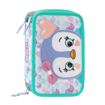Mofu Mofu Astuccio Completo 3 zip Fantasia Pinguino | Scuola Bimbi