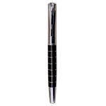 Bagutta Penna Roller Nero/Geometric Metallo | Idea Regalo Lavoro Uomo