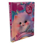 Seven SJ Girl Diario Scuola 12 Mesi 2025-26 Datato - Gatto 3D Bambina