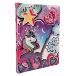 Seven SJ Girl Diario Scuola 12 Mesi 2025-26 Datato | Unicorno con Stella