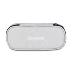 Invicta Astuccio Ovale Lip Shine Ghiaccio Glitter | Portapenne Scuola Eco Chic