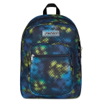 Seven Zaino Freethink Effetto Retinato Blu - Zaino Scuola 34L Porta PC Ragazzi