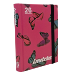 Invicta Diario Agenda Standard 16 mesi 2025-26 Fucsia Farfalle - Scuola Ragazze