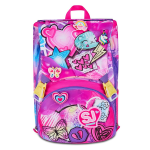 Seven SJ Gang Zaino Big Fantasys TINYPATCH Cuore - Scuola Bambine Pins Estensibile