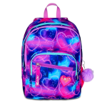 Seven Ever Zaino Doppio Scomparto Fantasia con Cuori - Scuola Ragazze 30L Romantico