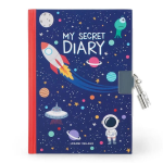 Legami Diario Segreto con Lucchetto DIA0012 Astronauta | Diario Bambini Spazio Rigido