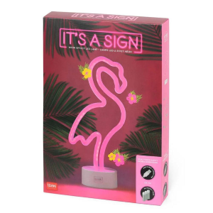 Legami Lampada LED Neon It’s a Sign LL0002 Flamingo | Luce Arredo Rosa Design