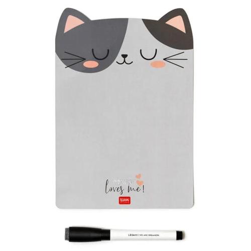 Legami Lavagna Magnetica MBO0090 Gatto | Memo Board Frigo Cucina Appunti Spesa
