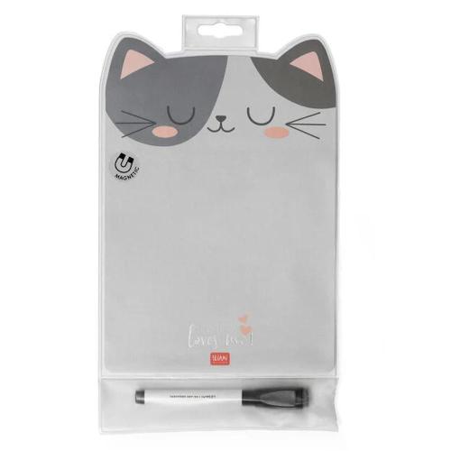 Legami Lavagna Magnetica MBO0090 Gatto | Memo Board Frigo Cucina Appunti Spesa
